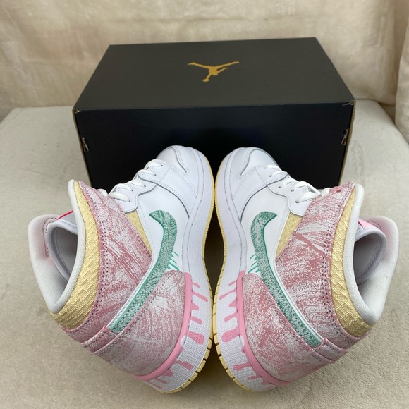 Jordan Shoes Nike Air Jordan Mid Se Gs Paint Drip Ice Cream Poshmark